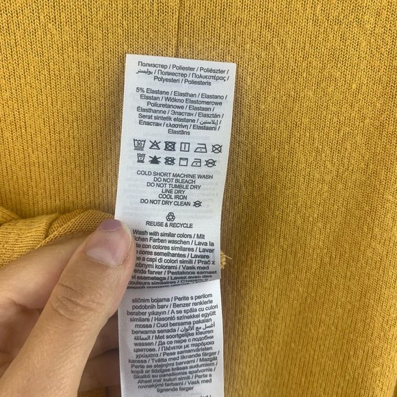 VERO‎ MODA Belinda O-Neck Knit Top In Ambergold Sz M - Picture 11 of 11